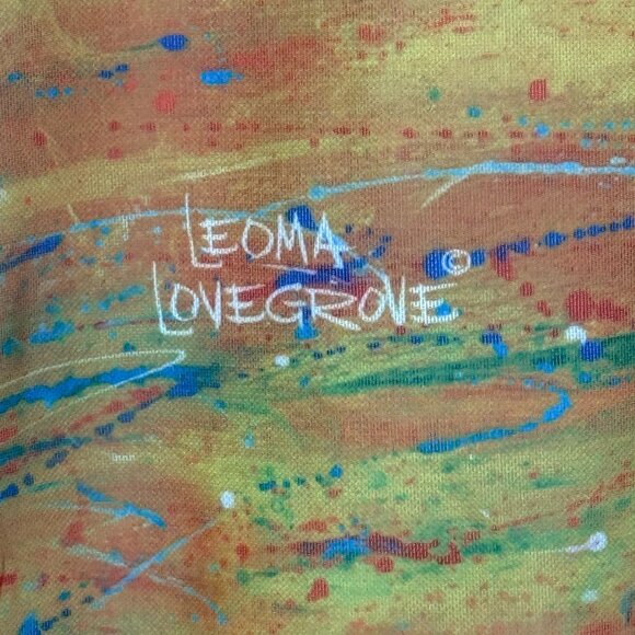 Leoma Lovegrove XL Sleeveless Tunic Top Birds Artwork Embellished Studded Pink - Picture 6 of 11